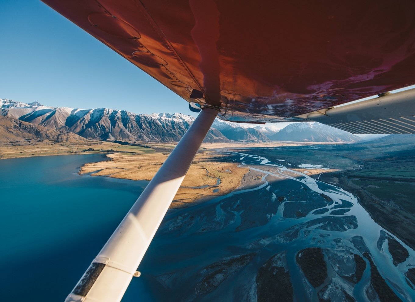 Mount Cook: Kombinationsflyvning med skifly og helikopter i alperne