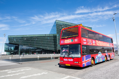 Reykjavik: bilet 24- lub 48-godz. na autobus Hop-On Hop-OffReykjavik: 24-godzinna wycieczka wskakuj/wyskakuj