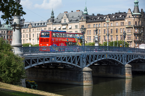 Stockholm: Bus or Bus & Boat Hop-On Hop-Off Tour Hop-On Hop-Off Bus Tour 72-Hour Pass