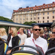 Estocolmo: Ônibus Hop-On Hop-Off c/ Barco Opcional