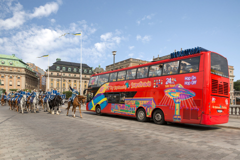 Stockholm: Bus or Bus & Boat Hop-On Hop-Off Tour Hop-On Hop-Off Bus Tour 24-Hour Pass