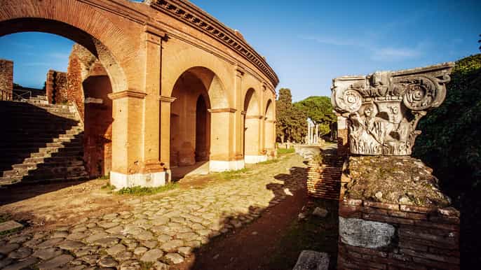 tour guiado de ostia antica com arqueólogo local