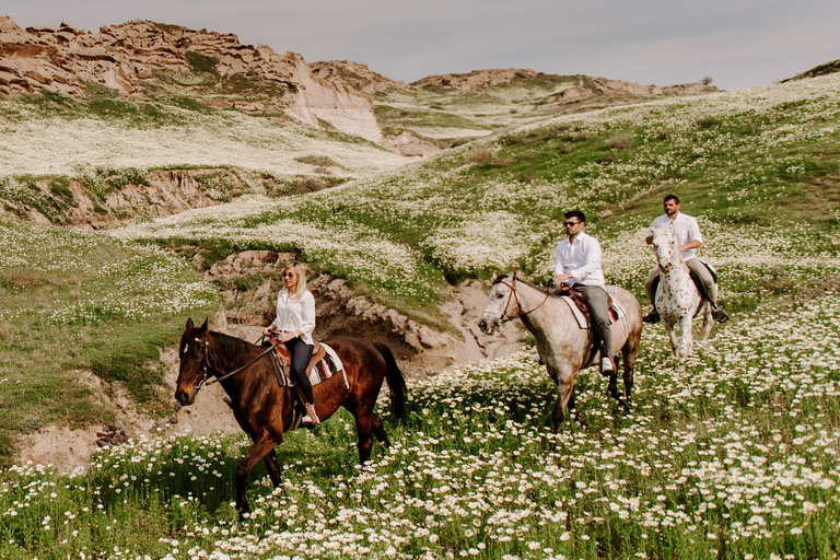 Santorini: Experiência de passeio a cavalo em uma paisagem vulcânicaSantorini: experiência de cavalgada na paisagem vulcânica