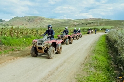 Vallée sacrée : lagune de Huaypoo et Maras en quadricycleCircuit en quad à deux cavaliers depuis Cusco