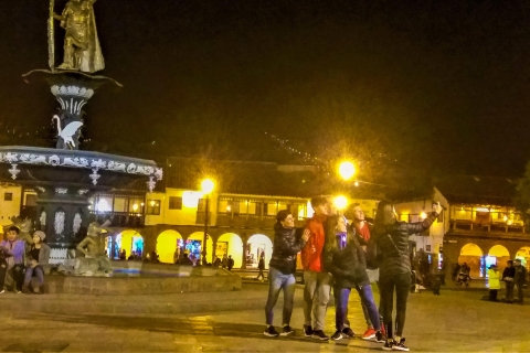 Das Beste von Cusco: Nächtliche Tour, Pisco-Sour-Lektionen und Abendessen