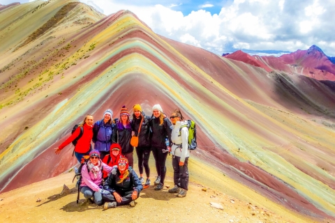 From Cusco: Rainbow Mountain Full Day Trek with Meals Group Tour with Pickup and Entry Tickets