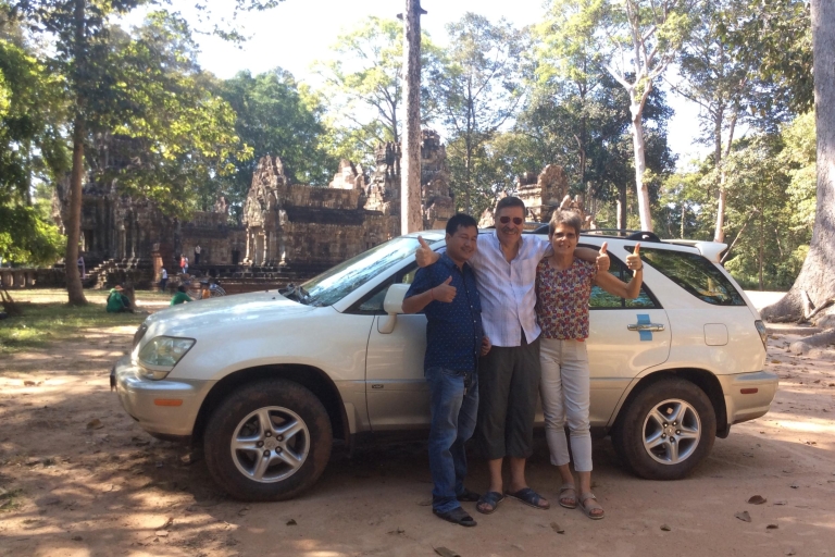 Phnom Penh : transfert en taxi privé vers Siem Reap