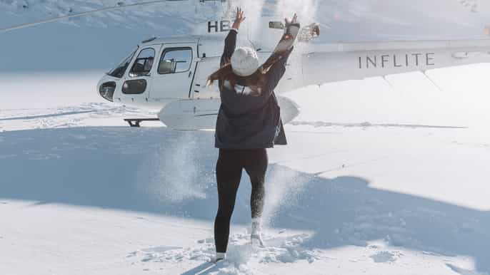 mount cook scenic helicopter flight with alpine landing