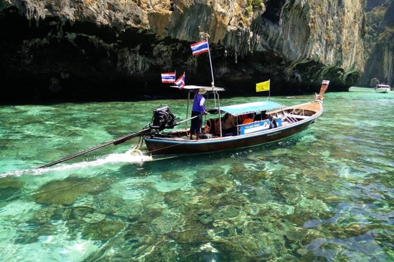 Depui Phi Phi : demi-journée en bateau longtail privé