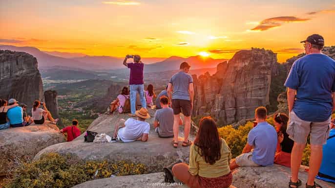 meteora sunset tour from kalambaka