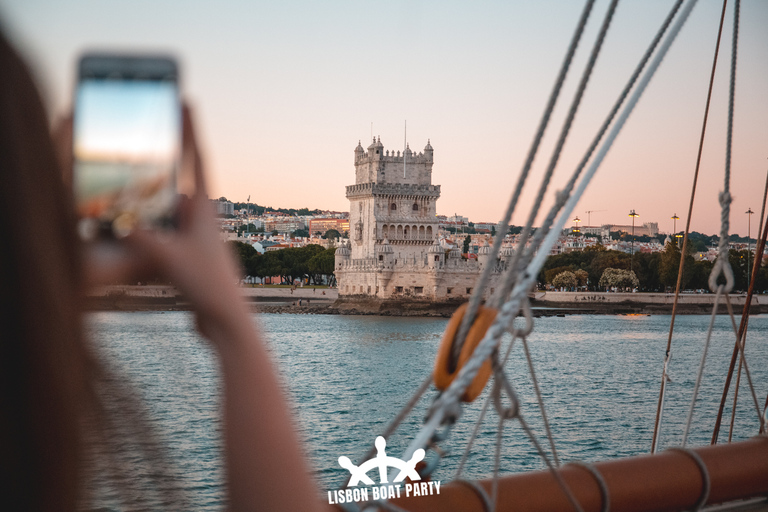 The Lisbon Boat Party; Amazing sunset sailing tour Lisbon Boat Party