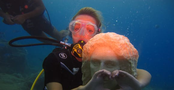 City of Side: Underwater Museum Scuba Diving Visit