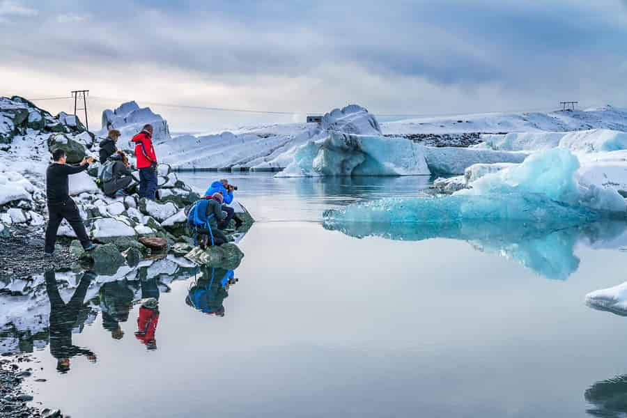 Lonely Planet - Pietro, Francesco and Antonio in the wild at Skógafoss,  Iceland.