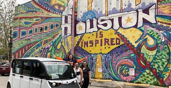 Houston: Wandmalerei-Tour mit Elektroauto