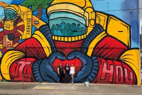 Houston: tour murale con carrello elettrico