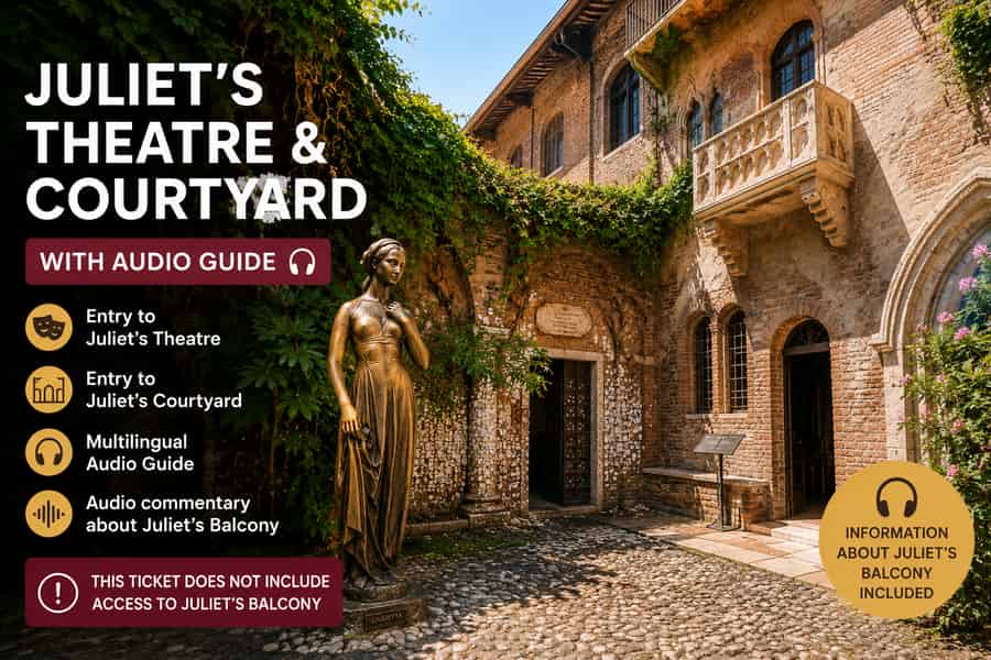 Eintritt zu Julias Theater & Innenhof mit Audioguide. Foto: GetYourGuide