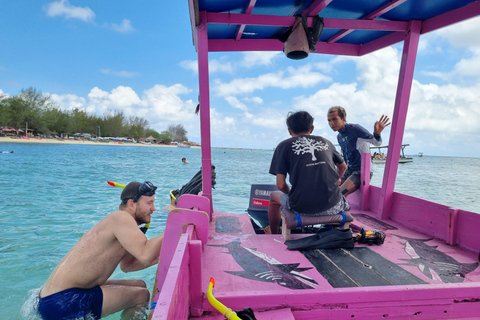 Mergulho com snorkel nas Ilhas Gili: Gili Trawangan, Meno e AirInício na área de Lombok