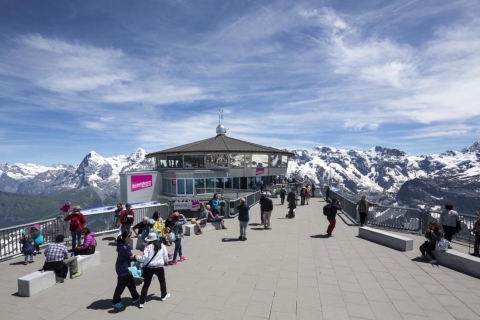 From Lausanne: Spectacular Schilthorn with 007 Experience