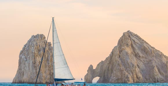 Cabo Luxury Sunset Sailing Adventure with Open Bar