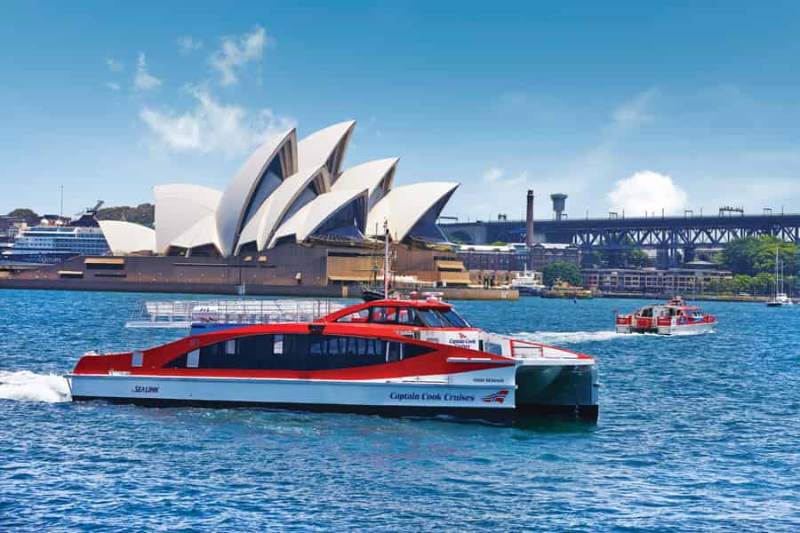 Sydney: Hop-On/Hop-Off-Bootsfahrt im Hafen mit Kommentar. Foto: GetYourGuide Sydney: Hop-On/Hop-Off-Bootsfahrt im Hafen mit Kommentar. Foto: GetYourGuide