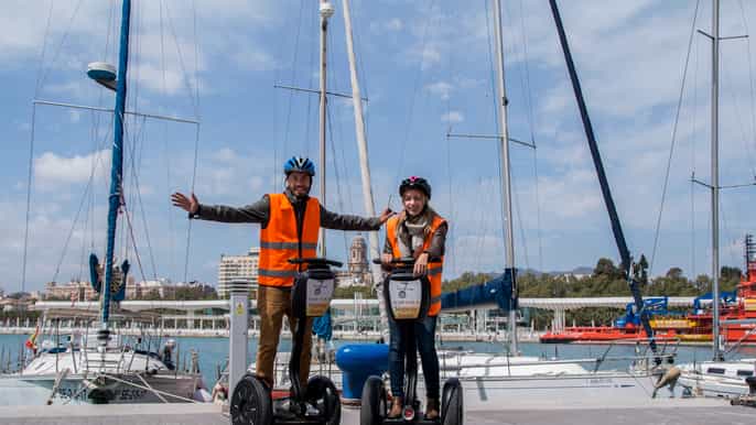 malaga visite de la ville et de la plage en segway