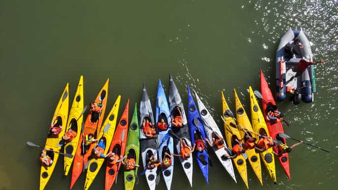 séville excursion en kayak sur le fleuve guadalquivir