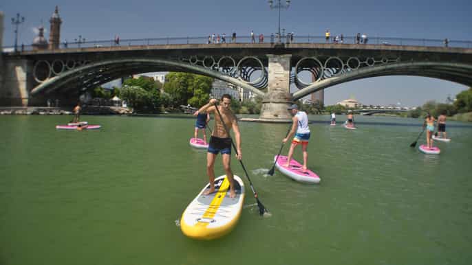 seville guadalquivir river stand up paddleboarding tour