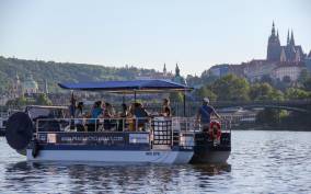 Prague: Cycle Boat: The Swimming Beer Bike