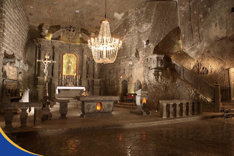 Miniera di sale di Wieliczka: tour guidato da CracoviaTour in inglese con prelievo in hotel