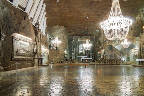 Miniera di sale di Wieliczka: tour guidato da CracoviaTour in inglese con prelievo in hotel