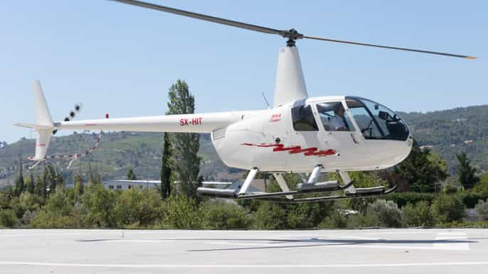 santorini 30 minute private helicopter flight