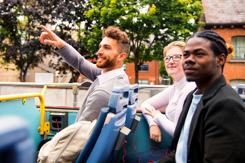 Dublin: hop on, hop off-bustocht door de stad48-uurse hop on, hop off