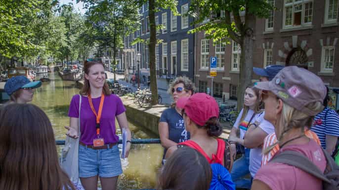 Ámsterdam tour guiado a pie por los lugares históricos