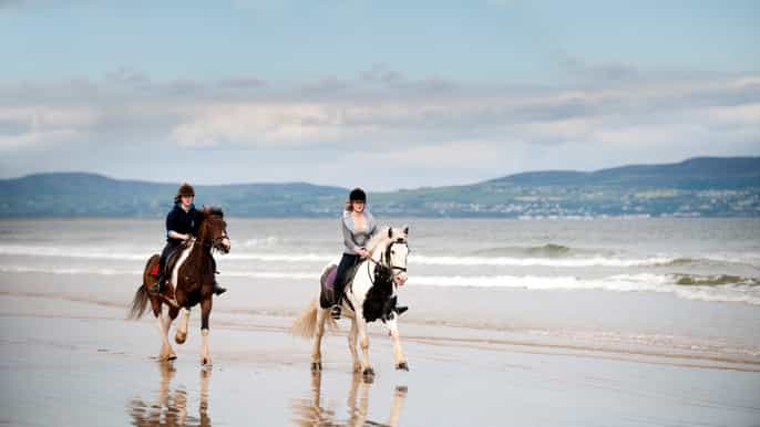 wild atlantic way privater ausritt am strand