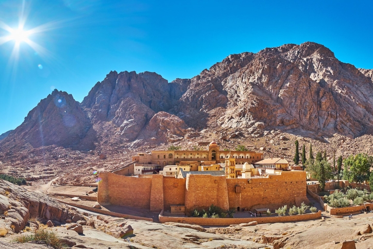 From Sharm: Mount Moses Trekking, Sunrise & Monastery Visit Shared Tour
