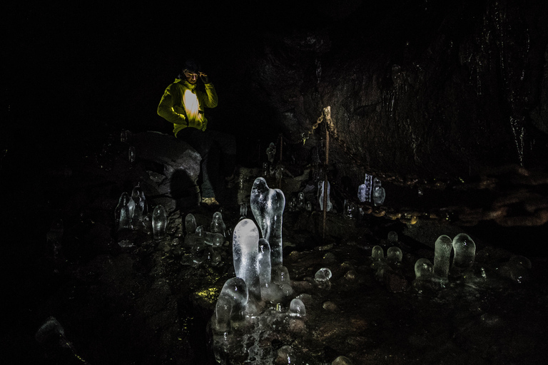 Leidarendi Cave: Lava Tunnel Caving från Reykjavik