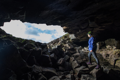 Leidarendi Cave: Lava Tunnel Caving från Reykjavik