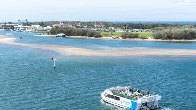 gold coast afternoon sightseeing cruise with savoury snacks