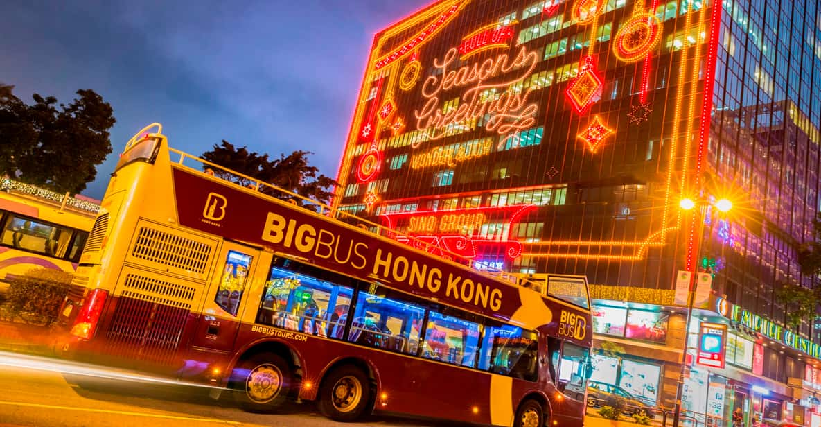 Hong Kong: Hop-on-Hop-off Bus 48-Hour Deluxe Ticket