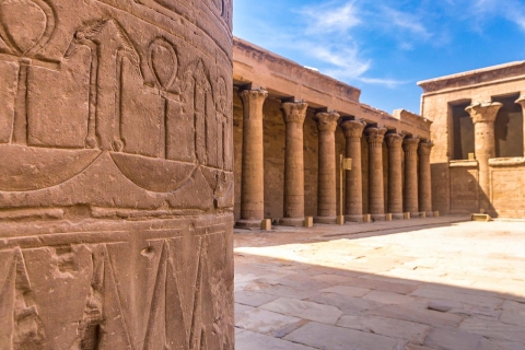 From Luxor: Private Day Trip to Edfu and Kom Ombo Private Tour with Aswan Drop-Off without Entrance fees