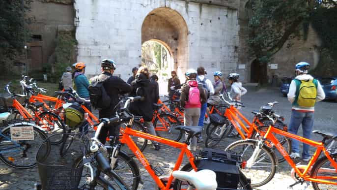 rome appian way 3hour bike tour