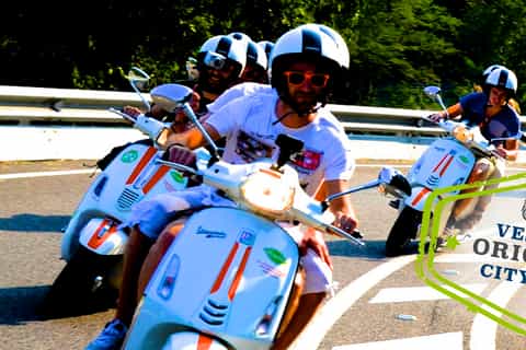barcelona 4hour city highlights tour by vespa scooter