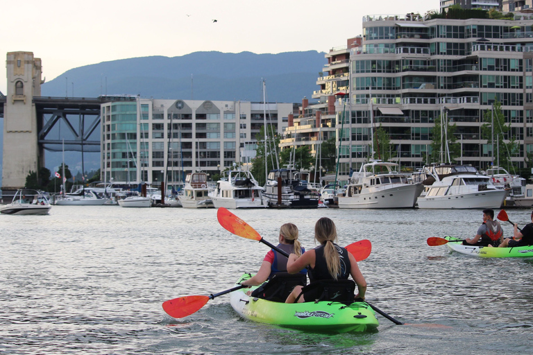 3-godzinny kajak w Vancouver z kawą na plażyKajak jednoosobowy