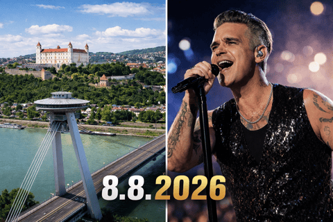 From Prague to Bratislava Trip with Robbie Williams Concert
