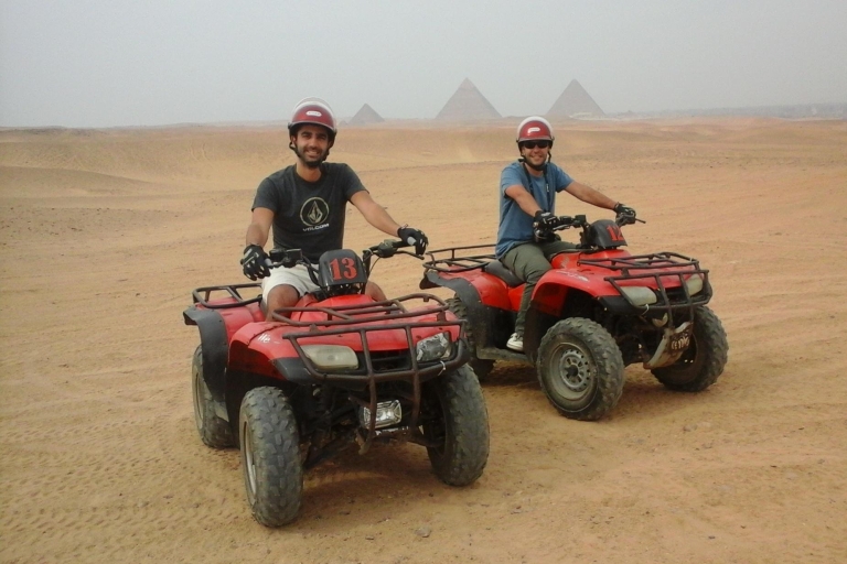 Pirámides de Guiza: tour de 1 hora en quad por el desierto1 hora en quad por el desierto Paseo en camello de 1 hora