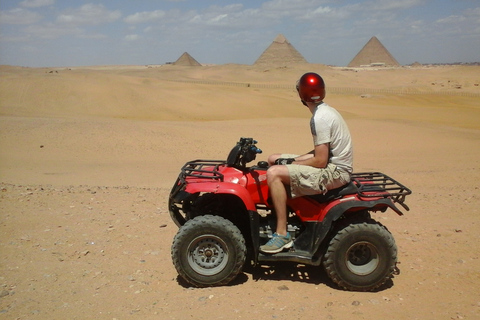 Pirámides de Guiza: tour de 1 hora en quad por el desierto1 hora en quad por el desierto Paseo en camello de 1 hora