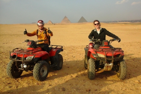 Pyramides de Gizeh : 1 h de quad dans le désert2 h de quad dans le désert