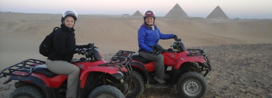 Pyramids of Giza: 1-Hour Quad Bike Desert Safari