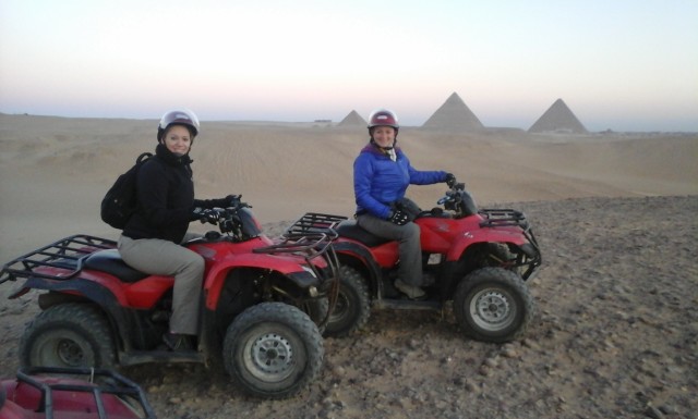 Visit Pyramids of Giza 1-Hour Quad Bike Desert Safari in Cairo