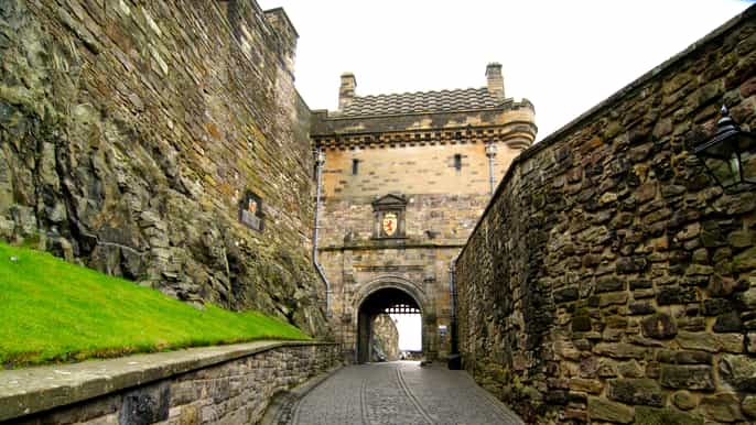edinburgh castle guidet tur på italiensk